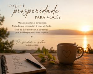 O que é prosperidade para você?